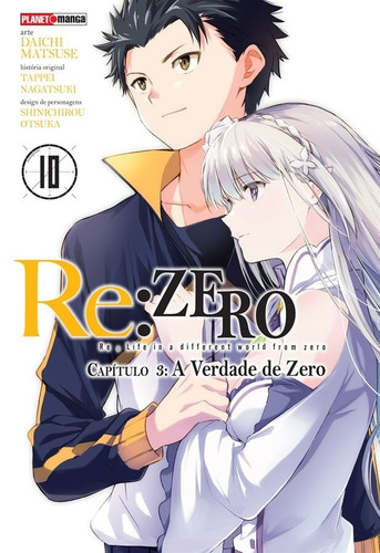 Re: Zero Capitulo 3 - 10, de Nagatsuki, Tappei. Editora Panini Brasil LTDA, capa mole em português, 2022