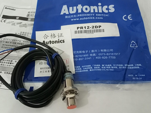 Sensor Inductivo,pr12-2dp, Pnp, No,24vdc, Autonics.