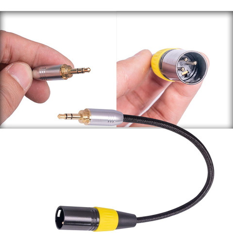 Conector De Con Enchufe Jack Estéreo, Xlr Macho De Estilo A