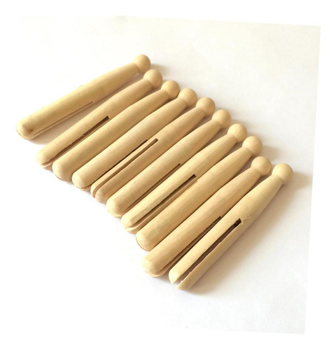 Mini Pinzas Para Ropa Kombiuda, 10 Unidades, Minimuñecas, Ta
