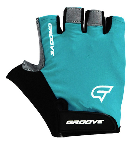 Luva Ciclismo Groove Gr1 Dedo Curto Azul