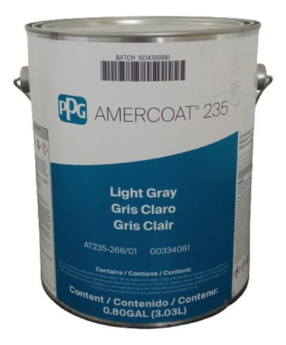 Pintura Epóxica Altos Solidos Amercoat 235 Galon Kit