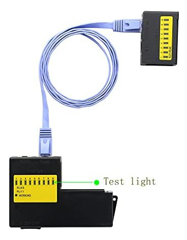 Qianrenon Probador De Cable De Red Rj45 Rj11 Rj12 Utp Probad