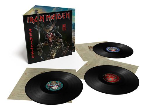 Iron Maiden Senjutsu Usa Import Lp Vinilo X 3 Nuevo