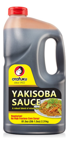 Otajoy Yakisoba Salsa 81.4 Onza Fry Noodles Sauce 1/2 Galón