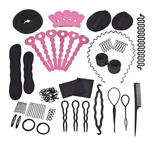 Modeladores De Moño Y Cor 20pcs Hair Styling Accessories Kit
