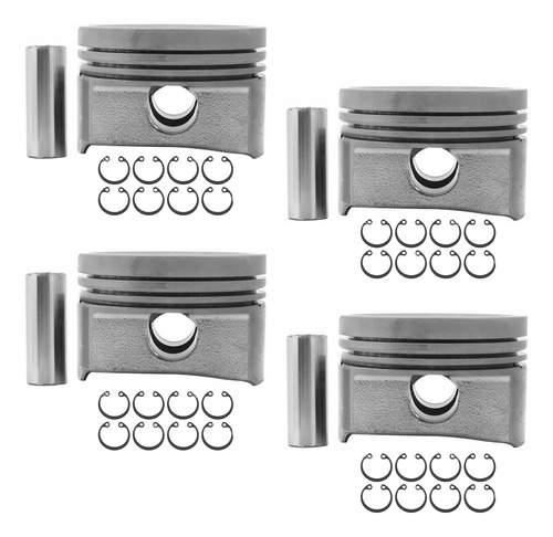 Jgo Pistones Moresa Para Beetle Gls 1.8l 1781 Awv Dohc 01-04