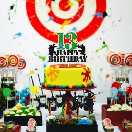 Juego De 7 Piezas De Decoración Para Cupcakes Con Diseño De