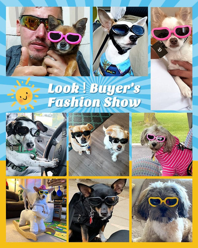Gafas De Sol Para Perros De Razas Pequenas Con Proteccion...