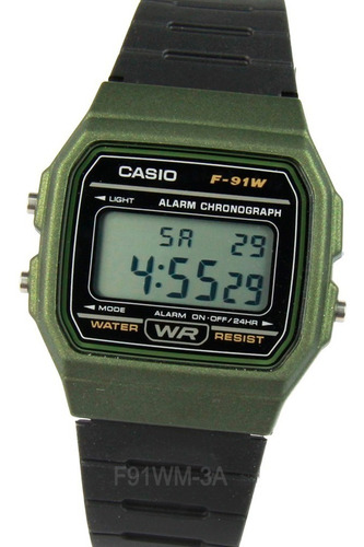Reloj Casio F-91wm Cronometro Digital Vintage Retro Alarma Watch Fan Locales Palermo Saavedra