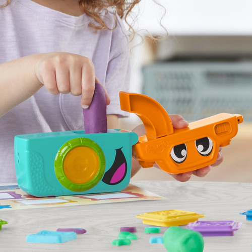 Set De Masas Play Doh Cámara Divertido Set De Fotos Color Azul