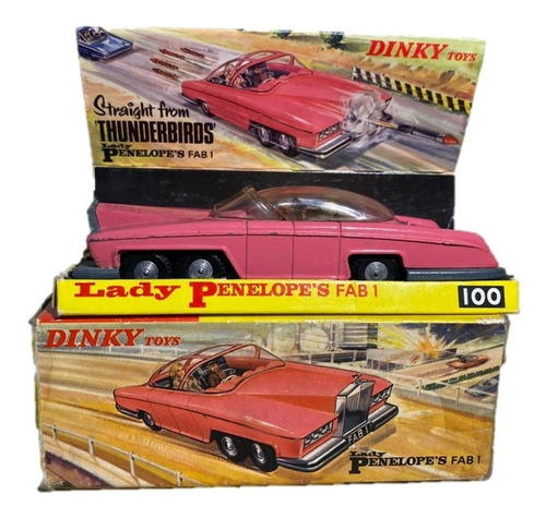  Lady Penelope's Fab 1 Thunderbirds No. 100 De Dinky Toys