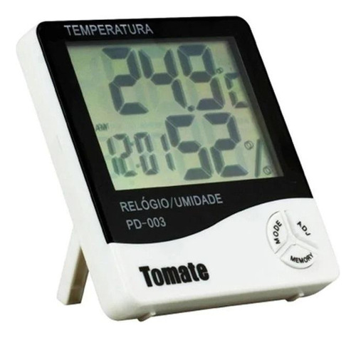 Termohigrómetro, medidor digital de temperatura y humedad