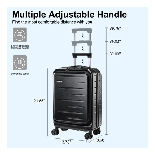 Carry On Luggage Censien, 20 Pulgadas, Ligero, Abs Y Policar