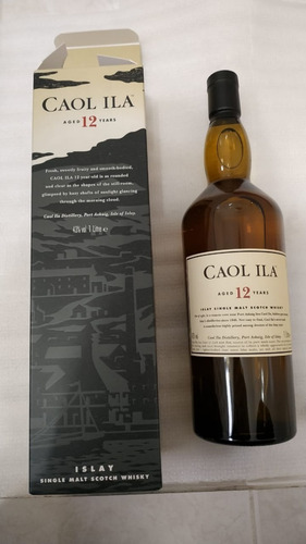 Whisky Caol Ila Single Malt 12 Anos 1 Litro 売り出し超高品質 Caol ila ウイスキー