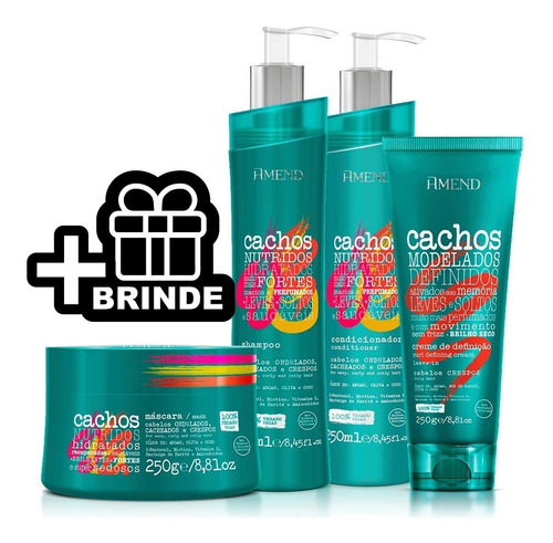 Kit Amend Expertise Cachos Crespos Nutrição E Hidratação