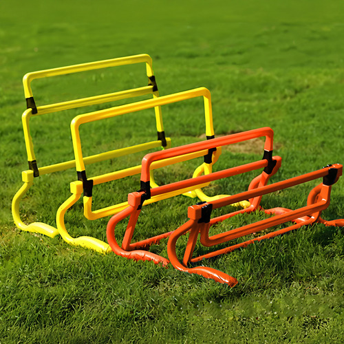 Kit Barreira C/ 4 Obstáculos 4 Alturas Ajustáveis Agilidade