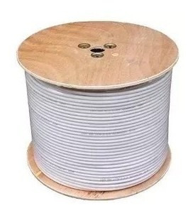 Cable Coaxial Rg6 Directv Intercable 70(blanco)100mts