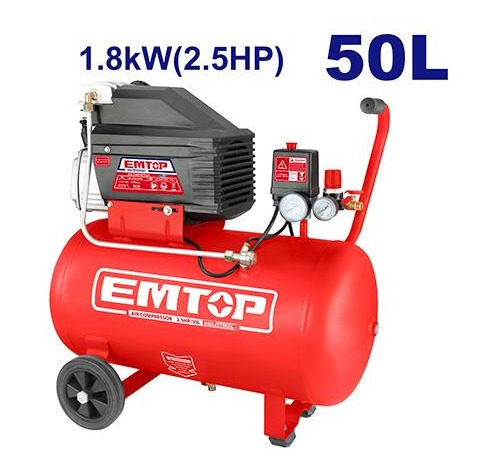 Compresor De Aire 2.5 Hp 50l (110-120v~60hz) Marca (emtop)