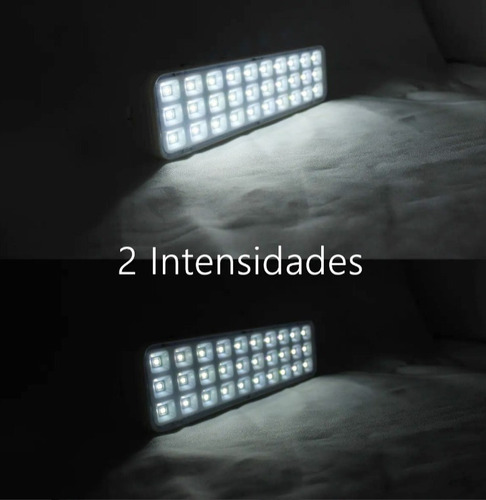 Imagen 4 de 8 de Luz Emergencia 30 Leds Homologada 220v Luces Led Recargable