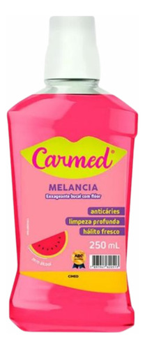 Carmed Melancia Enxaguante Bucal 250ml