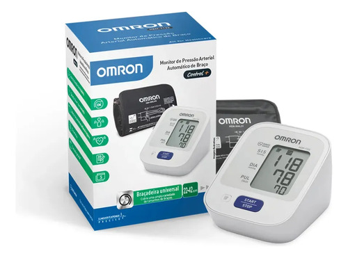Monitor De Pressão Arterial De Braço Comfort Hem-7122 Omron Cor Branco