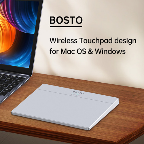 Trackpad 10/11 Recargable Para Mac. Con Cristal De Batería D
