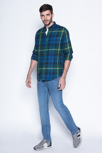 Camisa Cuadro Texas Fj Verde Fw2024 Ferouch