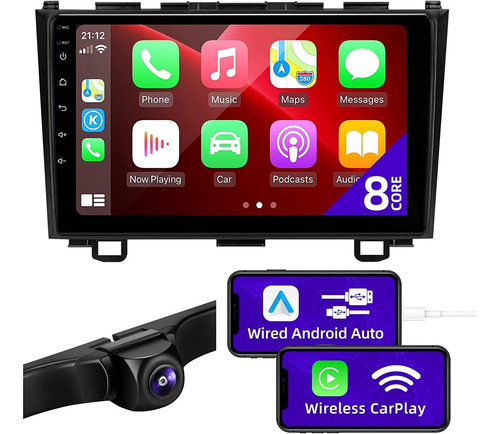 Cgogc Android 10 Radio De Coche Compatible Con Android Auto 