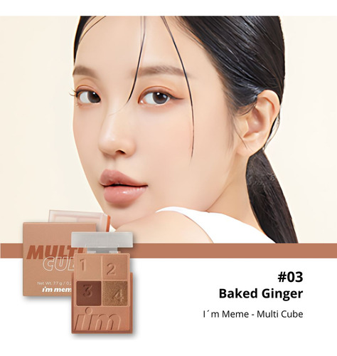 Sombra De Ojos + Rubor/ Multi Cube Paleta Maquillaje Coreano