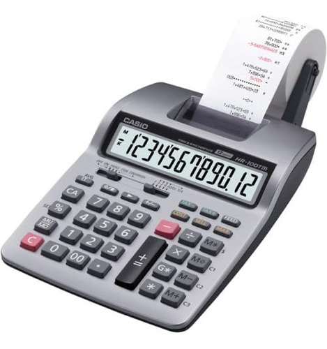 Casio Inc. Hr-100tm Mini Impresión De Escritorio Calculador