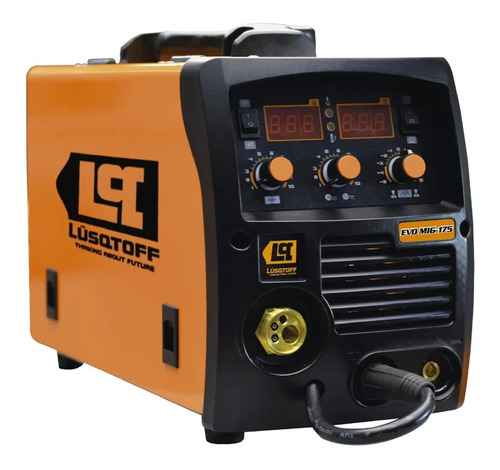 Imagen 2 de 9 de Soldadora Inverter Lüsqtoff Mma Mig 160a + Alambre 5kg