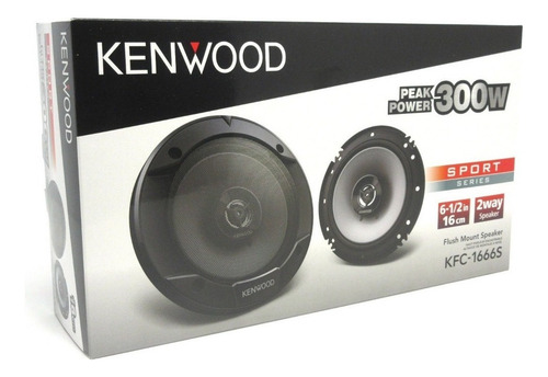 Bocinas Kenwood Kfc 1666s 300 Watts 6 Pulgadas