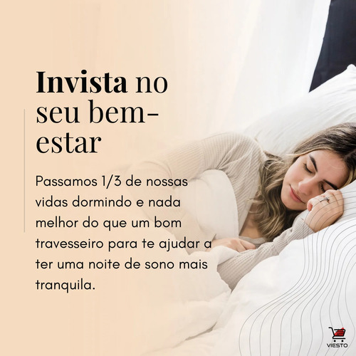 Travesseiro Toque De Plumas Macio 50x70 Hotel Spa Pousada