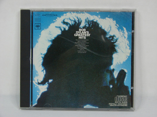 Cd Bob Dylan Bob Dylan's Greatest Hits Ed. Canadá