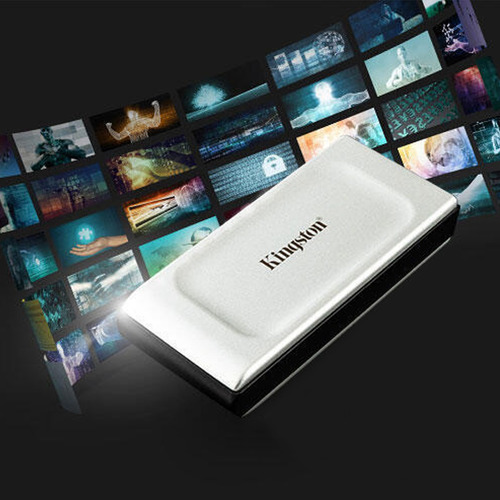Ssd Externo Kingston Xs2000, 4tb, Usb C, Negro/plata