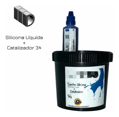 Caucho Silicona Liquida Smooth 1kg-810ml Moldes -rtv2