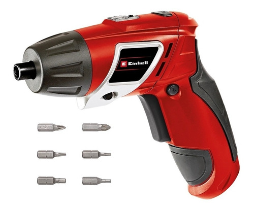 Atornillador Inalámbrico 1/4'' 3.6v Einhell Tc-sd 3,6 Li Color Rojo