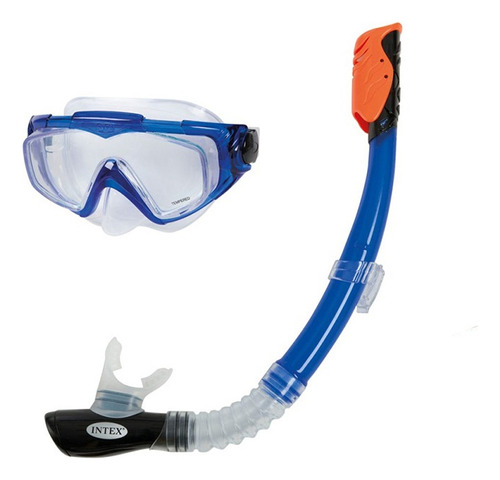 Set De Snorkel Y Máscara De Agua Para Buceo Intex