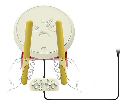 Taiko Drum Para Switch Accesorios De Videojuegos Drum
