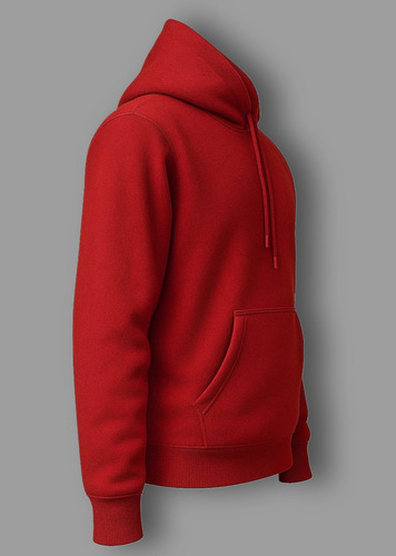 Sudadera Unisex Cerrada Con Capucha Y Bolsa Cangurera