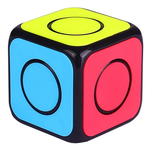 Cubo Rubik Qiyi 1x1x1 Estandar De Colección + Base Cubo