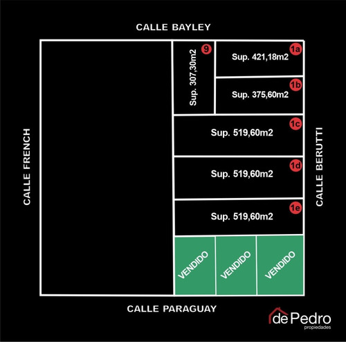 Imagen 3 de 6 de Lote De 519.60m2 En Barrio Libertad