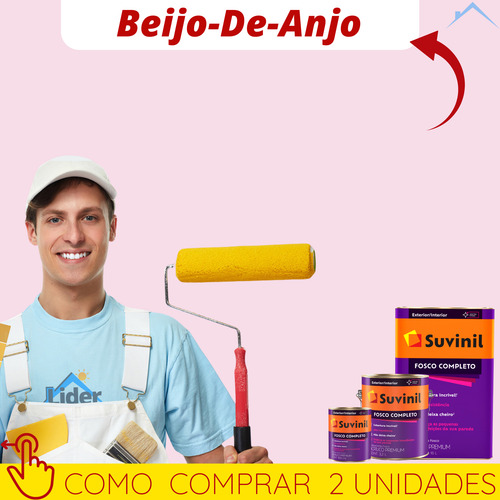 Tinta Parede Tons Do Rosa Suvinil Fosco Completo - Lata 16 L