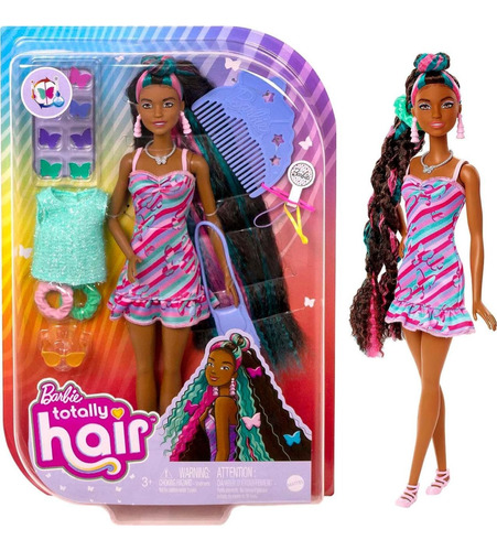 Muñeca Barbie Totally Hair Pelo Fantasia - Mattel