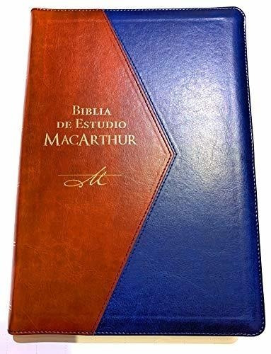 Biblia De Estudio Macarthur Rvr 1960 Edición Lujo Letra Gran