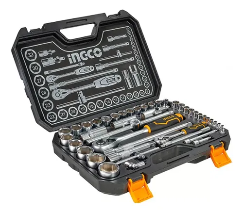 Kit Set Juego Dados Chicharra 1/4 44 Piezas Ingco Hkts42441