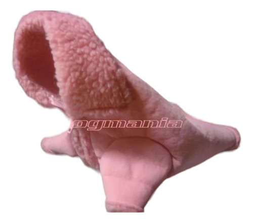 Chamarra Invierno Con Borrega Talla 1 Rosa Ropa Para Perros