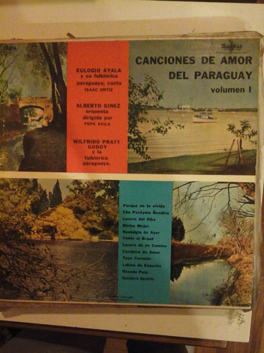 Vinilo 3914 - Canciones De Amor Del Paraguay - Vol. I