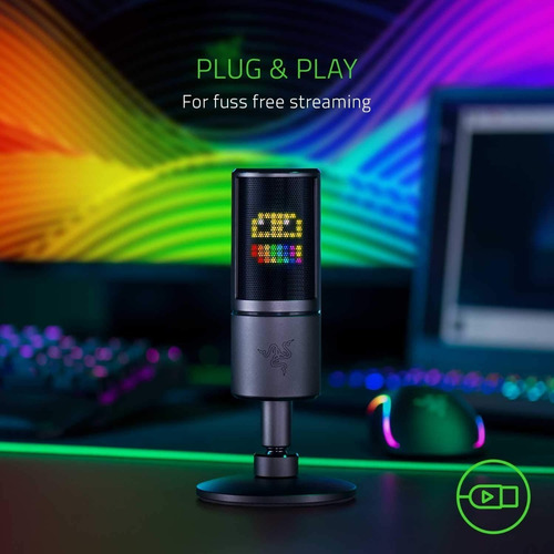 Imagen 5 de 7 de Microfono Streamer Gamer Razer Seiren Emote Emoticon Chroma